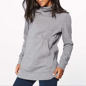 lululemon athletica Gray Turtleneck Sweatshirt